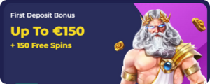 €150 + 150 Free Spins